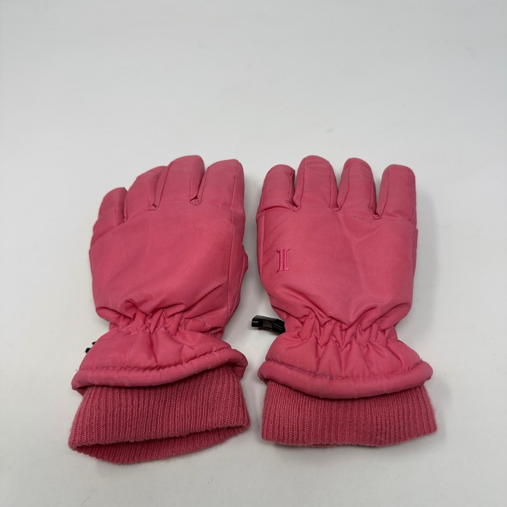 Joe Fresh Pink Waterproof Winter Gloves‎ 3M Thinsulate Insulated Kids Size M/L